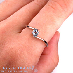 Blue Topaz Bypass Ring