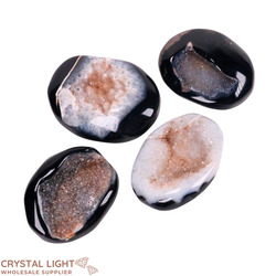 Agate Druse Palmstone Lot