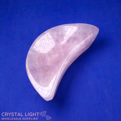 Bowls, Plates & Dishes: Rose Quartz Crescent Dish (Single)