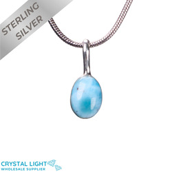 Larimar Oval Pendant