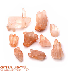 Tangerine Quartz Cluster Lot