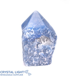 Blue Quartz Cut Base Point