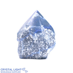 Blue Quartz Cut Base Point
