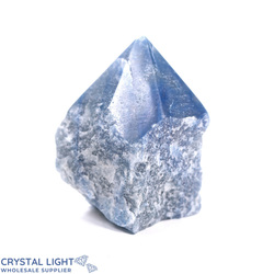 Cut Base Points: Blue Quartz Cut Base Point