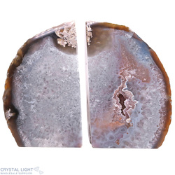 Agate Bookends