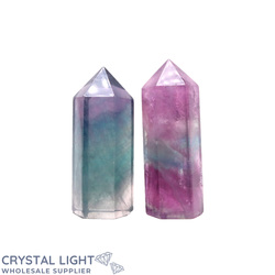 Polished Point Lots: Rainbow Fluorite Point Lot