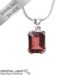 Red Tourmaline Pendant