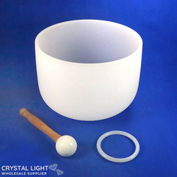Crystal Singing Bowl (Earth Star) 10"