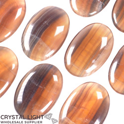Yellow Fluorite Palmstone