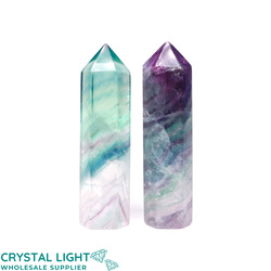 Rainbow Fluorite Point Lot