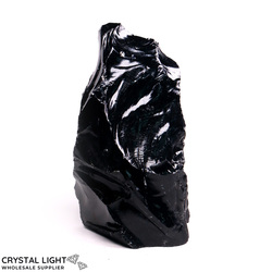 Black Obsidian Cut Base