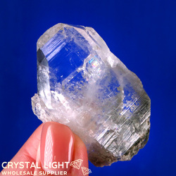 Faden Quartz with Chlorite Point
