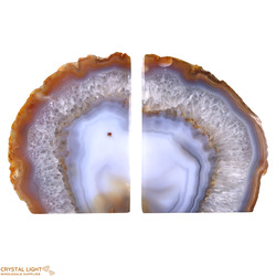 Bookends: Agate Bookends