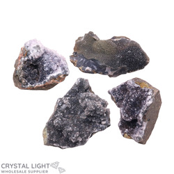 Black Amethyst Druse Lot