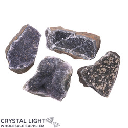 Druse Lots: Black Amethyst Druse Lot