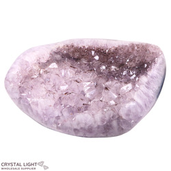 Single Druse Pieces: Amethyst Polished Druse