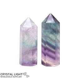 Rainbow Fluorite Point Lot