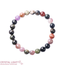 Mixed Tourmaline Bracelet 8mm