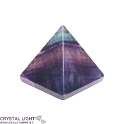 Rainbow Fluorite Pyramid (Single)