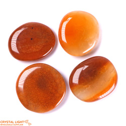 Flatstone Individuals and Lots: Fire Agate Flatstone Lot