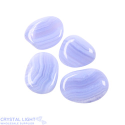 Flatstone Individuals and Lots: Blue Lace Agate Flatstone Lot