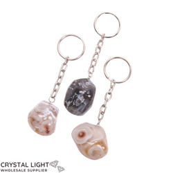 Keychains: Agate Keychain Lot