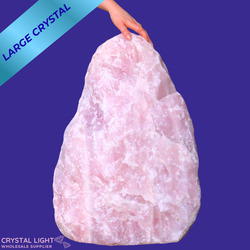 Other Large Crystals: Rose Quartz Cut Base (X-Large)