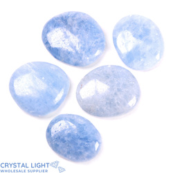 Flatstone Individuals and Lots: Blue Calcite Flatstone Lot