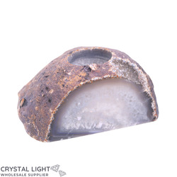 Candle Holders: Agate Candle Holder (Single)