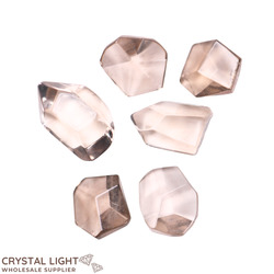 Faceted Shapes: Smokey Quartz Faceted Shape Lot