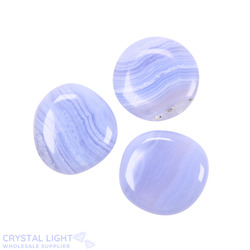 Flatstone Individuals and Lots: Blue Lace Agate Flatstone Lot