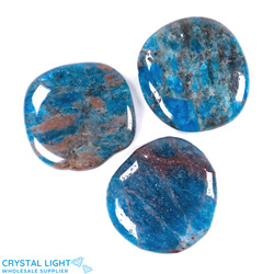 Flatstone Individuals and Lots: Blue Apatite Flatstone Lot