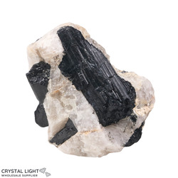 All Other Crystal Specimens: Black Tourmaline with Quartz Specimen