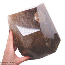 Faceted Shapes: Smokey Rutile Faceted Shape (Large)