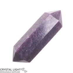 Double Terminated Polished Points: Lepidolite DT Point