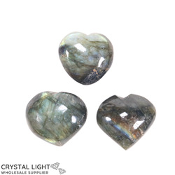 Labradorite Heart Lot
