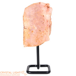 Pink Amethyst on Stand