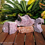 Offcuts are wet to show Crystal Texture and Colouring