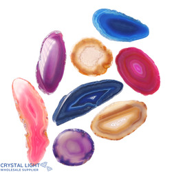 Mixed Agate Slice Lot