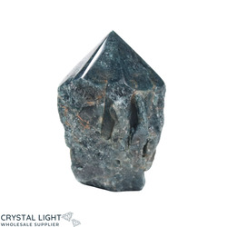 Green Apatite Cut Base Point