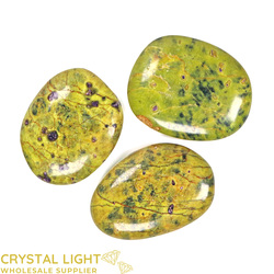 Flatstone Individuals and Lots: Stichtite in Serpentine Flatstone Lot