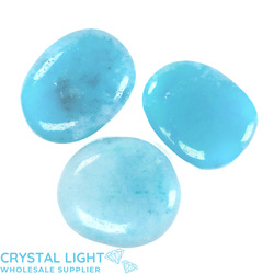 Flatstone Individuals and Lots: Blue Aragonite Flatstone Lot