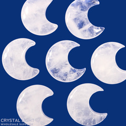 Clear Quartz Crescent
