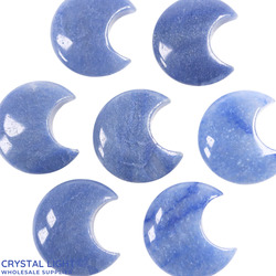 Blue Quartz Crescent