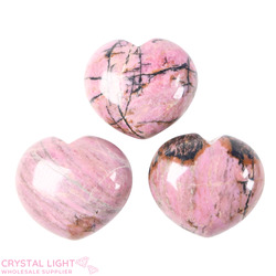 Rhodonite Puff Heart
