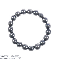 Tumble Bead Bracelets: Hematite Tumble Bracelet