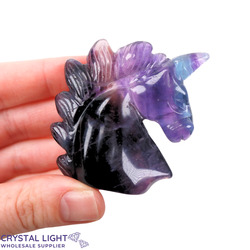 Rainbow Fluorite Unicorn