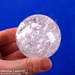 Spheres: Clear Quartz A-Grade Sphere /54mm