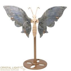 Labradorite Butterfly on Stand