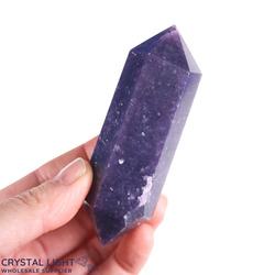 Double Terminated Polished Points: Lepidolite DT Point